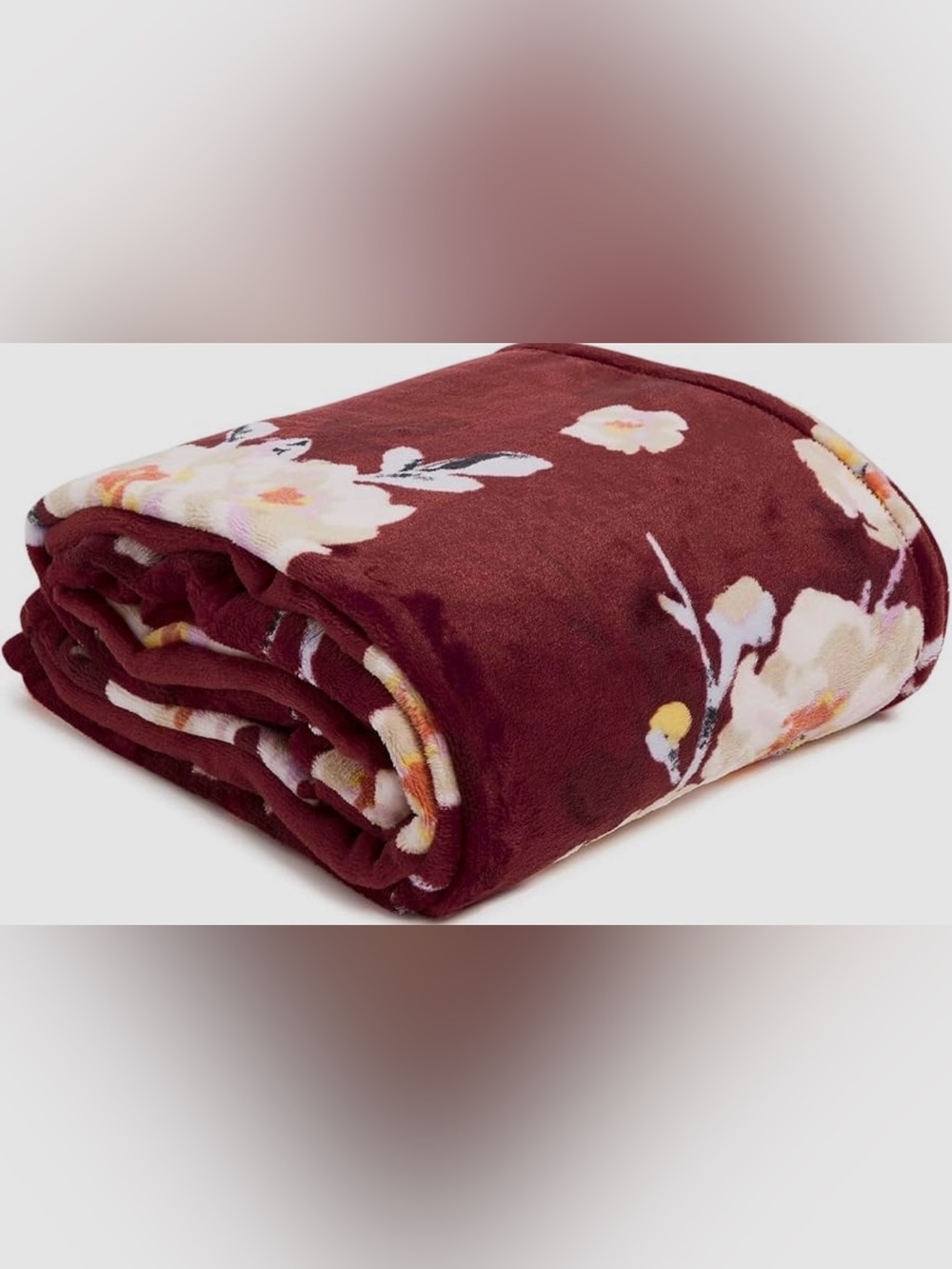 NEW Vera Bradley Plush Throw Blanket Blooms and Branches 50" x 80"